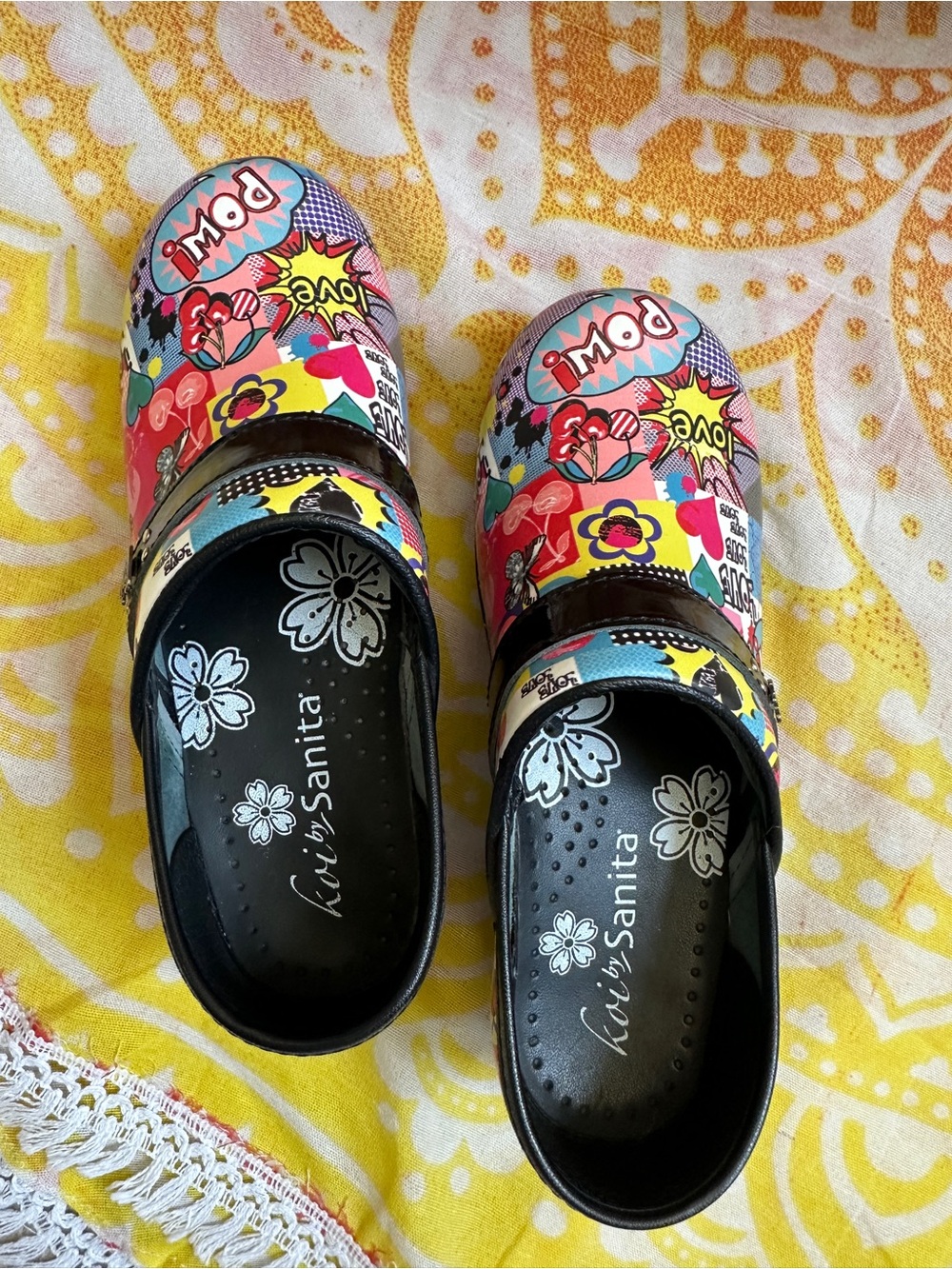 Sanita- Clogs - Pop Art 🎨💥Like New - Picture 11 of 14